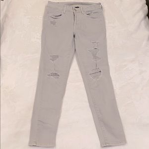 American Eagle hi-rise jegging - light grey